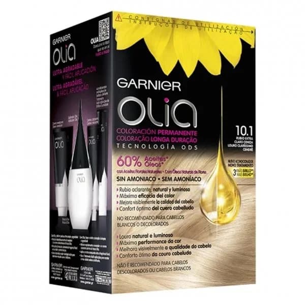Tinte rubio extra claro N.10.1 OLIA, caja 1 ud - 1 ud - Imagen del producto en Findit