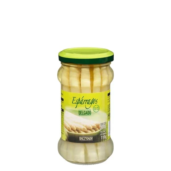 Espárragos delgados Hacendado - 0.11 kg - Imagen del producto en Findit