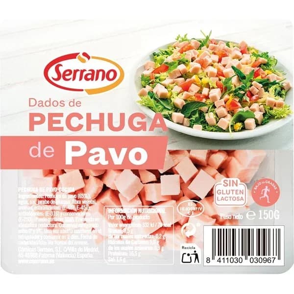 Pechuga de Pavo Dados - 0.15 kg - Imagen del producto en Findit
