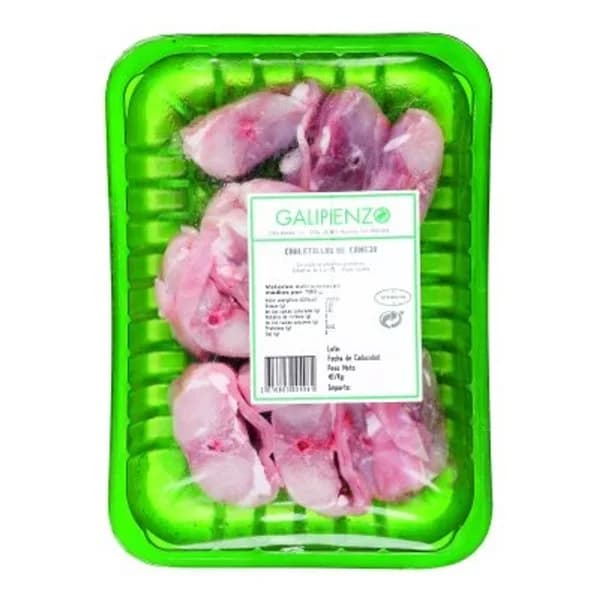 Chuletillas de conejo bandeja (450 g aprox) - 1 kg - Imagen del producto en Findit