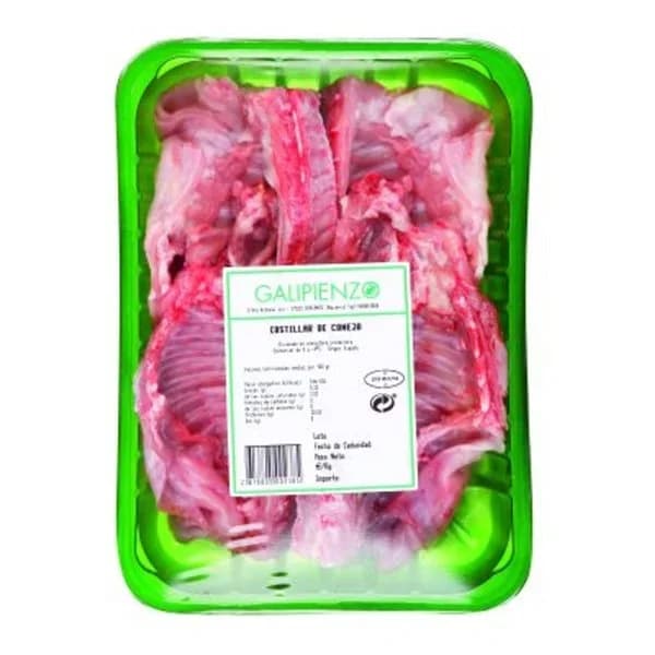 Costilla de conejo bandeja (400 g aprox) - 1 kg - Imagen del producto en Findit