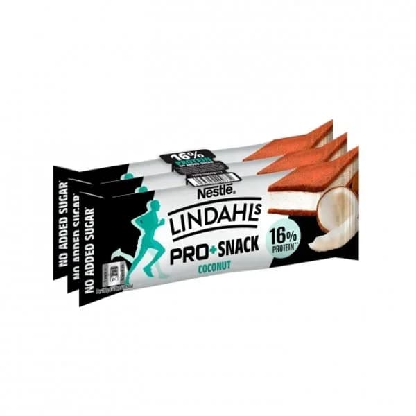 Bizcocho de coco con 16% proteína Lindahls Nestle 3 ud - 0.12 kg - Imagen del producto en Findit