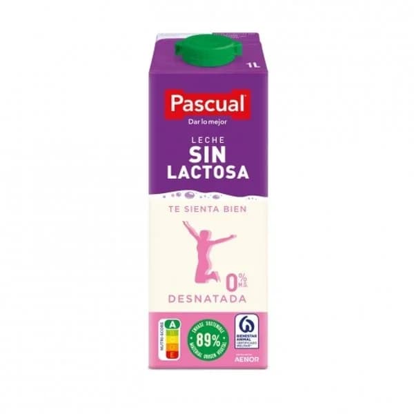 Leche Desnatada sin Lactosa Brik 1L - 1 l - Imagen del producto en Findit