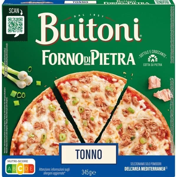 Pizza de atún fina y crujiente Forno di Pietra Buitoni 345 g. - 0.36 kg - Imagen del producto en Findit