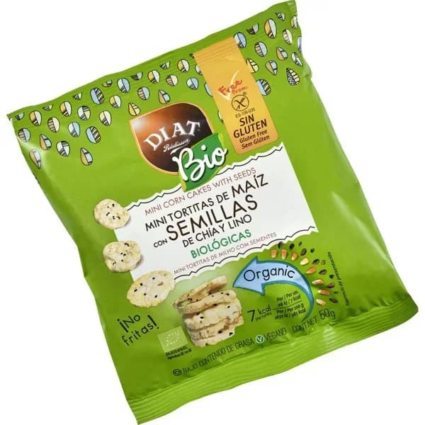 Mini Tortitas Chia y Lino Bio - 1 ud - Imagen del producto en Findit