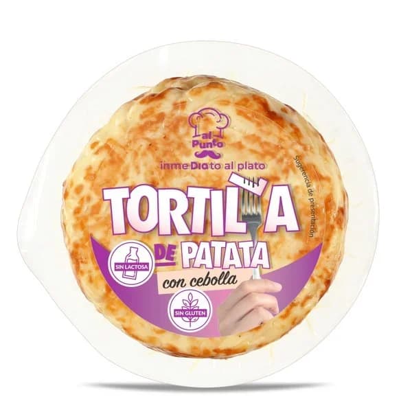 Mini tortilla de patatas con cebolla Al Punto Dia bandeja 220 g - 0.22 kg - Imagen del producto en Findit