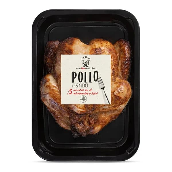 Pollo asado entero Al Punto bandeja 900 g - 1 ud - Imagen del producto en Findit
