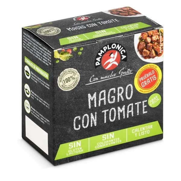 Magro con tomate Pamplonica caja 380 g - 1 ud - Imagen del producto en Findit
