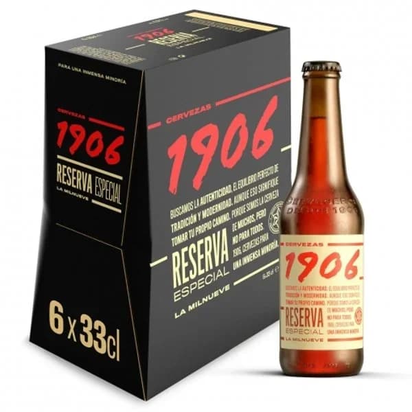 Cerveza 1906 reserva pack botellín 6x33 cl - 1.98 l - Imagen del producto en Findit