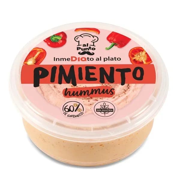 Hummus de pimiento Al Punto Dia tarrina 220 g - 0.22 ud - Imagen del producto en Findit