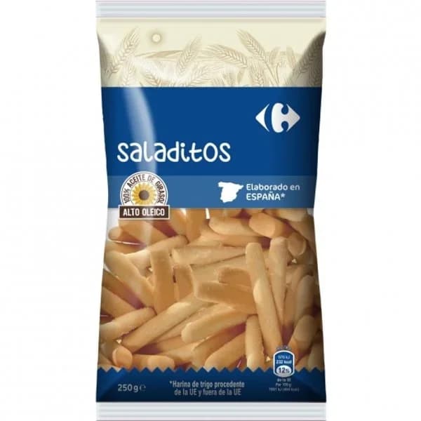 Colines saladitos Carrefour 250 g. - 0.25 kg - Imagen del producto en Findit