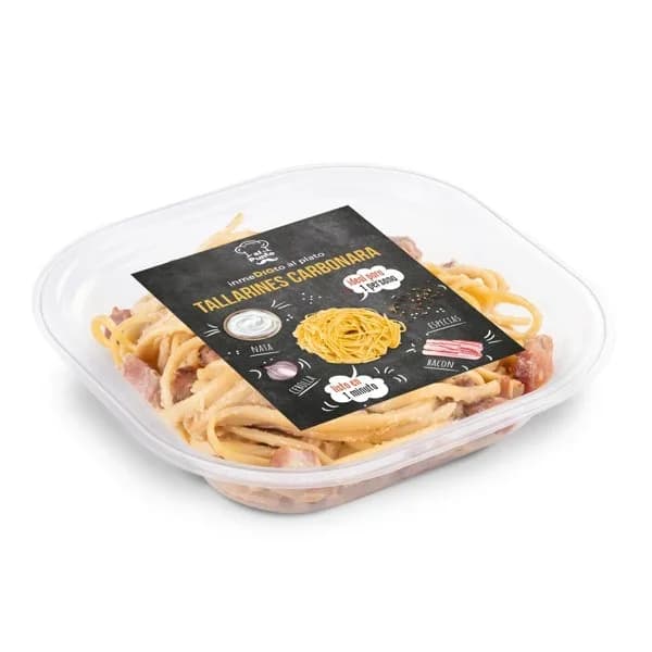 Tallarines a la carbonara Al Punto Dia bandeja 250 g - 0.25 ud - Imagen del producto en Findit