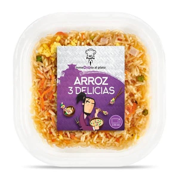 Arroz tres delicias Al Punto bandeja 320 g - 1 ud - Imagen del producto en Findit