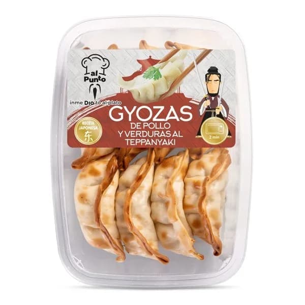 Gyozas de pollo y verduras al teppanyaki Al Punto Dia bandeja 140 g - 0.14 kg - Imagen del producto en Findit