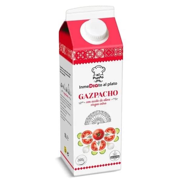 Gazpacho Al Punto Dia brik 1 l - 1 ud - Imagen del producto en Findit