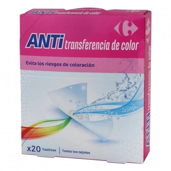 Toallitas anti transferencia del color Carrefour 20 ud. - 24.5 ud - Imagen del producto en Findit