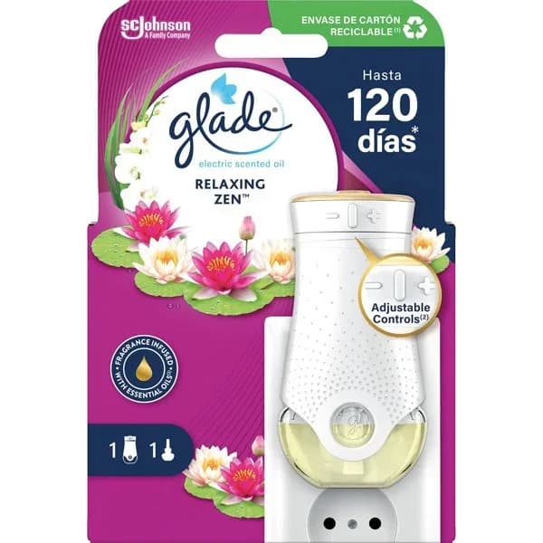 Ambientador eléctrico relax GLADE, aparato + recambio - 1 ud - Imagen del producto en Findit