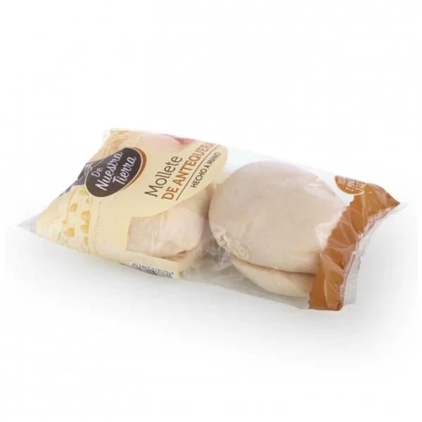 Mollete mediano De Nuestra Tierra 4 ud. - 0.28 kg - Imagen del producto en Findit