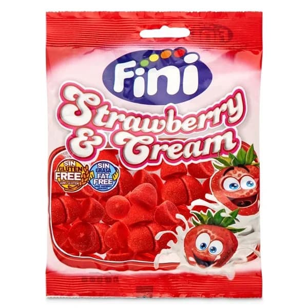 Golosinas de fresas con nata Fini bolsa 75 g - 1 ud - Imagen del producto en Findit