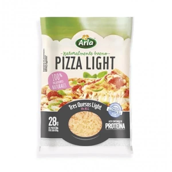 Queso rallado pizza light Arla 150 g. - 0.18 kg - Imagen del producto en Findit