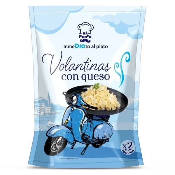 Volantinas con queso Al Punto Dia sobre 145 g - 0.15 kg - Imagen del producto en Findit