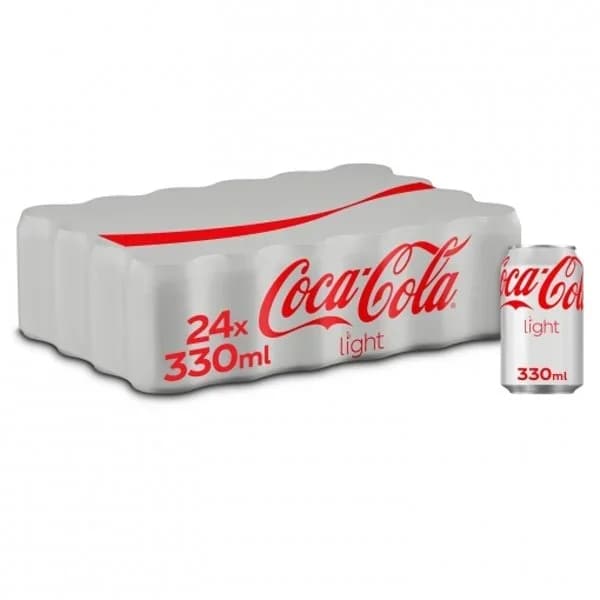 Coca Cola light pack 24 latas 33 cl. - 7.92 l - Imagen del producto en Findit