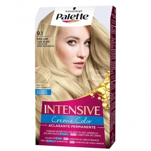 Tinte 9.1 rubio claro claro helado Intensive Color Cream Palette 1 ud. - 1 ud - Imagen del producto en Findit