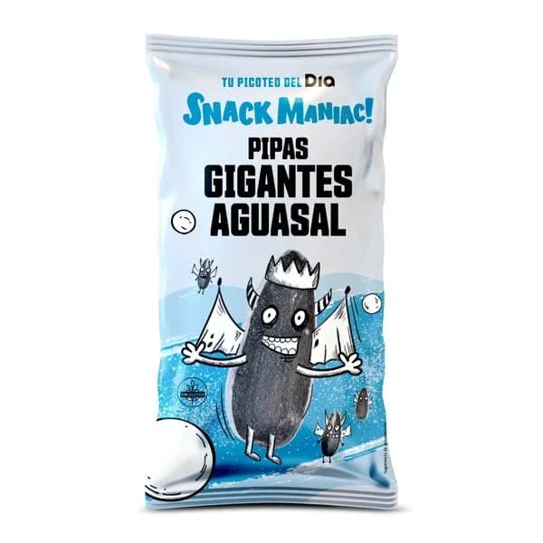 Pipas gigantes aguasal Snack Maniac de Dia bolsa 200 g - 0.2 kg - Imagen del producto en Findit