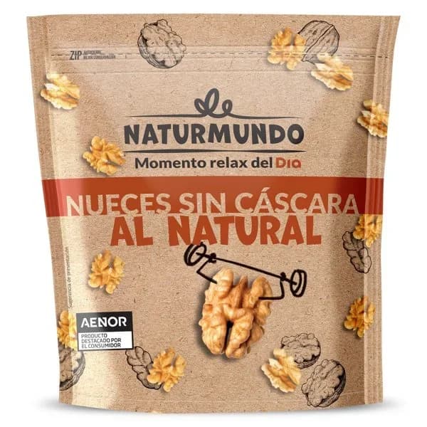 Nueces sin cáscara al natural Naturmundo de Dia bolsa 200 g - 0.2 kg - Imagen del producto en Findit