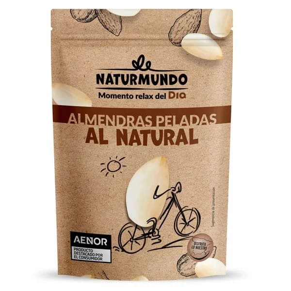 Almendras al natural sin piel Naturmundo de Dia bolsa 125 g - 0.12 ud - Imagen del producto en Findit