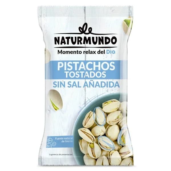 Pistachos tostados sin sal Naturmundo bolsa 250 g - 0.25 kg - Imagen del producto en Findit