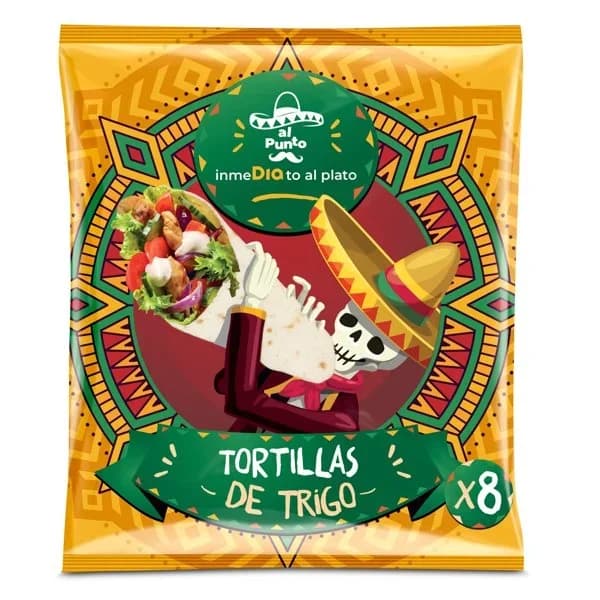 Tortillas trigo Al Punto Dia bolsa 320 g - 0.32 kg - Imagen del producto en Findit