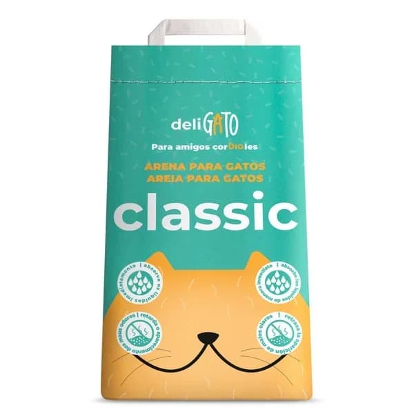 Arena para gatos absorbente Deligato Dia bolsa 5 Kg - 5 kg - Imagen del producto en Findit