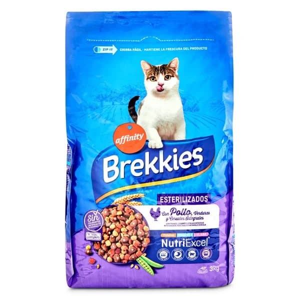 Pienso para gato esterilizado Brekkies  3 kg. - 3 kg - Imagen del producto en Findit