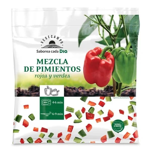 Mezcla de pimientos Vegecampo de Dia bolsa 400 g - 0.4 kg - Imagen del producto en Findit