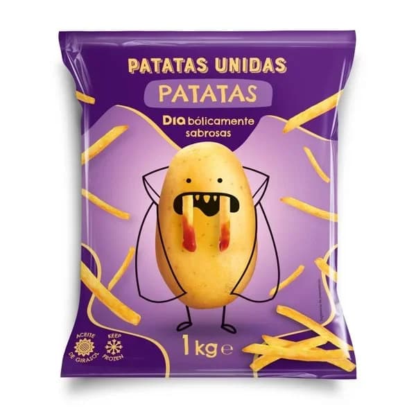 Patatas prefritas Patatas Unidas Dia bolsa 1 Kg - 1 kg - Imagen del producto en Findit