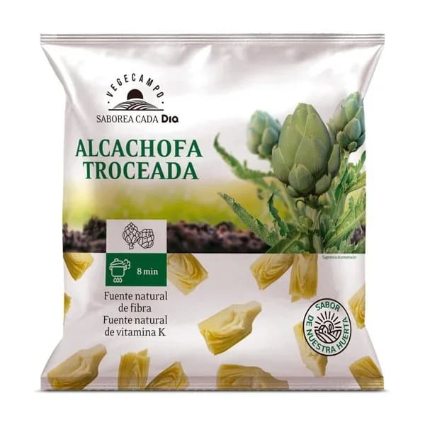 Alcachofa troceada Vegecampo de Dia bolsa 400 g - 0.4 kg - Imagen del producto en Findit