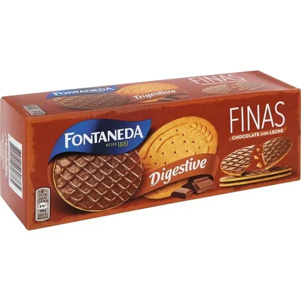 Galleta Digestive Fina con Chocolate con Leche 170 - 0.17 kg - Imagen del producto en Findit