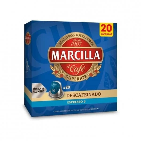 Café Cápsula Descafeinado 20UD - 20 ud - Imagen del producto en Findit