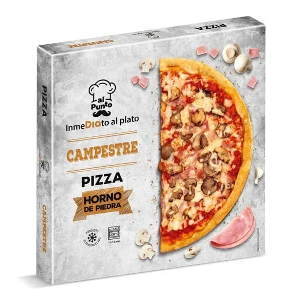 Pizza campestre Al Punto Dia caja 400 g - 0.4 kg - Imagen del producto en Findit