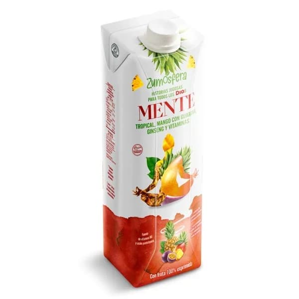 Zumo mente mezcla de frutas con extractos y vitaminas Zumosfera de Dia brik 1 l - 1 ud - Imagen del producto en Findit