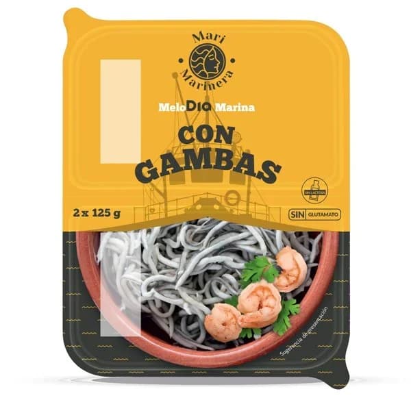 Sucedáneo de angula con gambas Mari Marinera de Dia bandeja 250 g - 0.25 kg - Imagen del producto en Findit