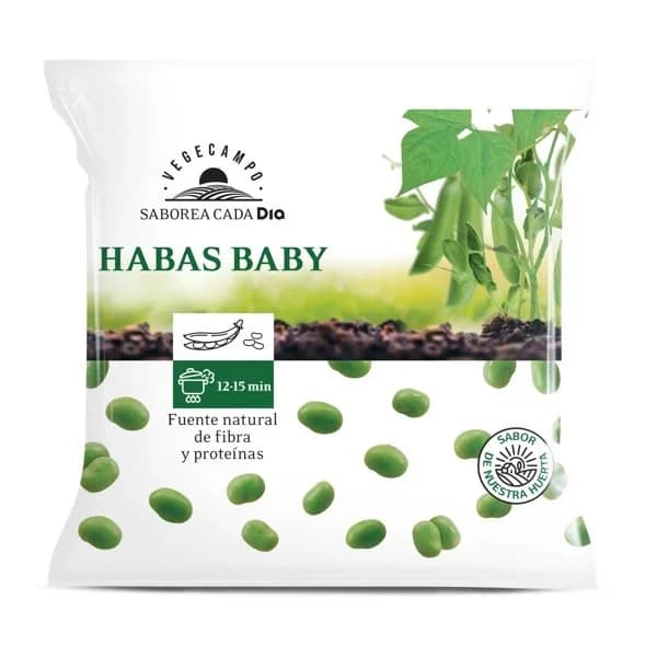 Habas baby Vegecampo de Dia bolsa 400 g - 0.4 kg - Imagen del producto en Findit