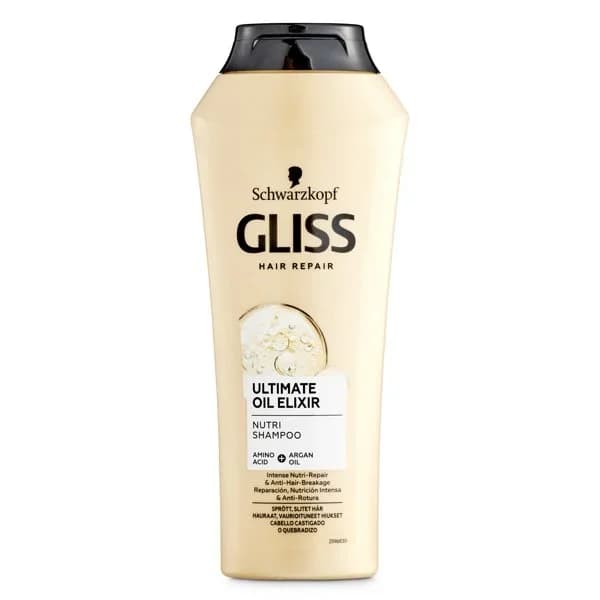 Champú ultimate oil elixir cabello castigado Gliss botella 250 ml - 0.25 l - Imagen del producto en Findit
