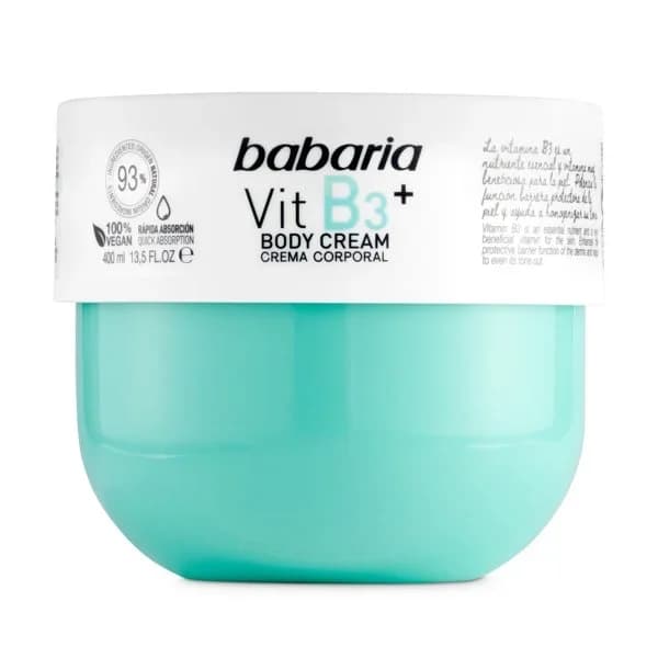 Crema corporal vitamina b3 Babaria bote 400 ml - 0.4 l - Imagen del producto en Findit