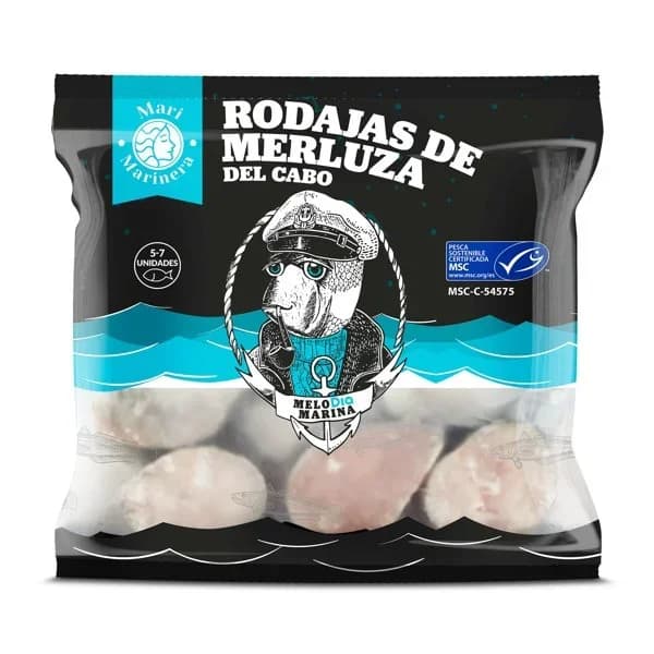Rodajas de merluza del cabo MSC Mari Marinera de Dia bolsa 550 g - 1 ud - Imagen del producto en Findit