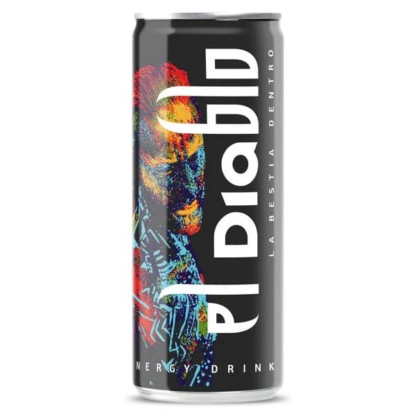 Bebida energética El diablo de Dia lata 250 ml - 0.25 l - Imagen del producto en Findit