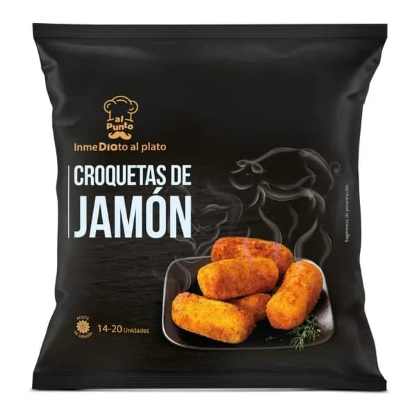 Croquetas de jamón Al Punto bolsa 500 g - 1 ud - Imagen del producto en Findit