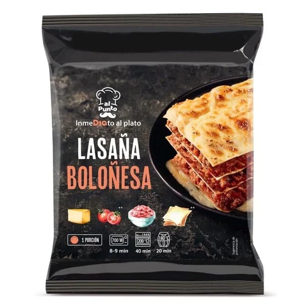 Lasaña boloñesa Al Punto Dia caja 300 g - 0.3 kg - Imagen del producto en Findit