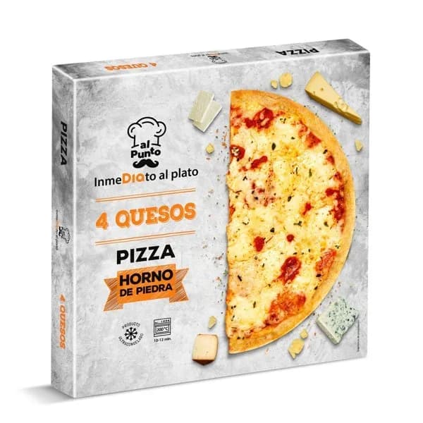 Pizza 4 quesos Al Punto Dia caja 400 g - 0.4 kg - Imagen del producto en Findit